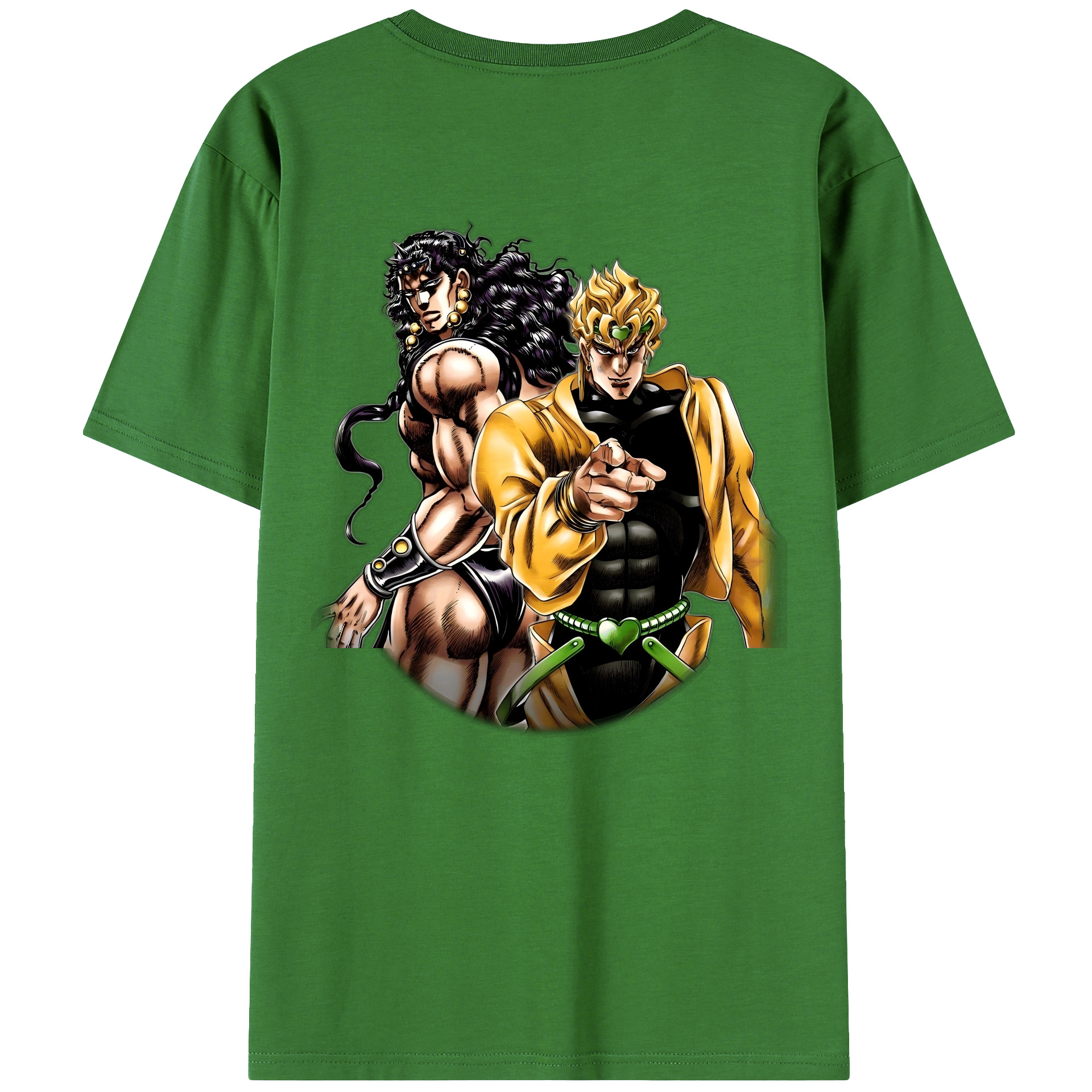 （画像用） ジョジョの奇妙な冒険 ディオ?ブランドー JoJo's Bizarre Adventure Dio Brando レディース半袖Tシャツ(バックプリント)